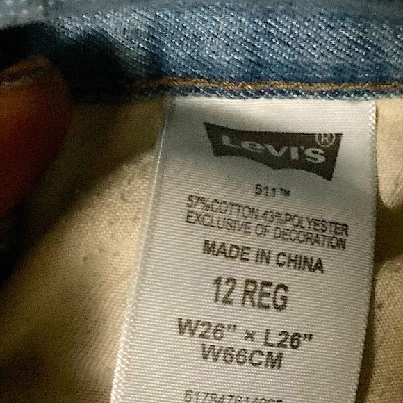 Boys size 12 Levi's 511 Slim fit great condition - Picture 9 of 9